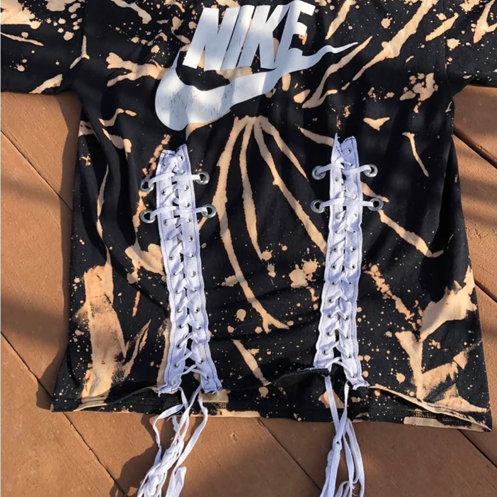 Nike acid wash tee
